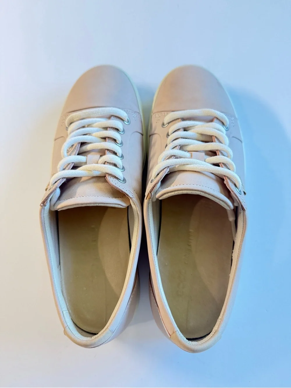 ECCO Soft Leather Sneakers Women’s US 8/EU 39 Blush Pink